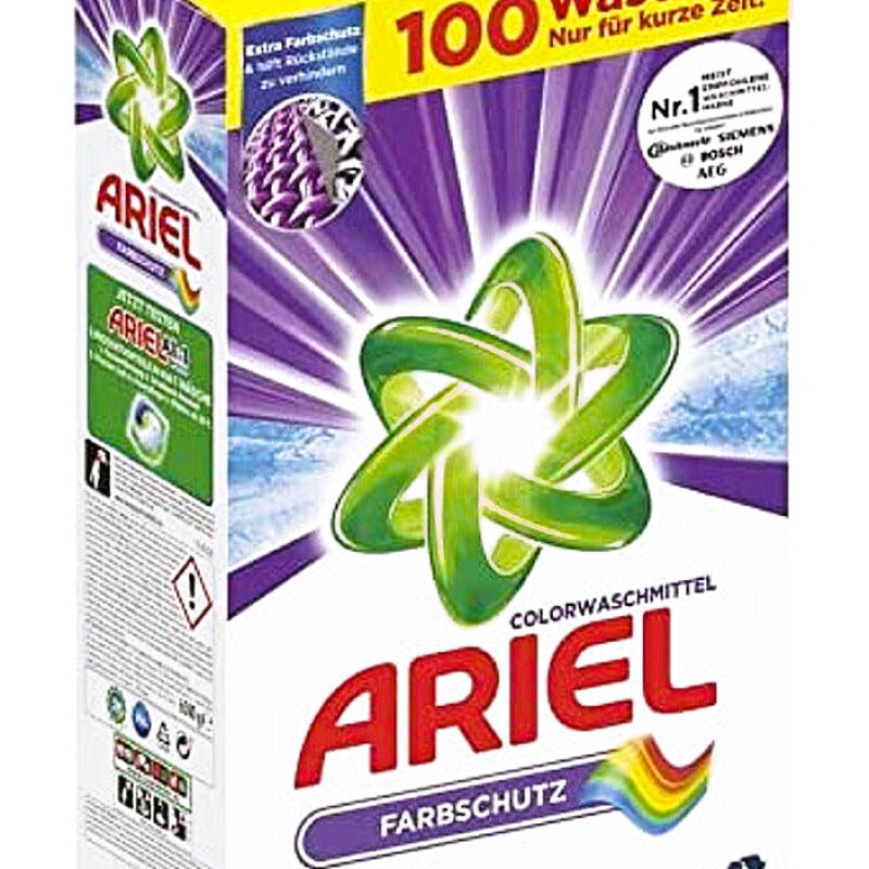 ARIEL COLOR POWDER6.5 KG. box - 100 WL