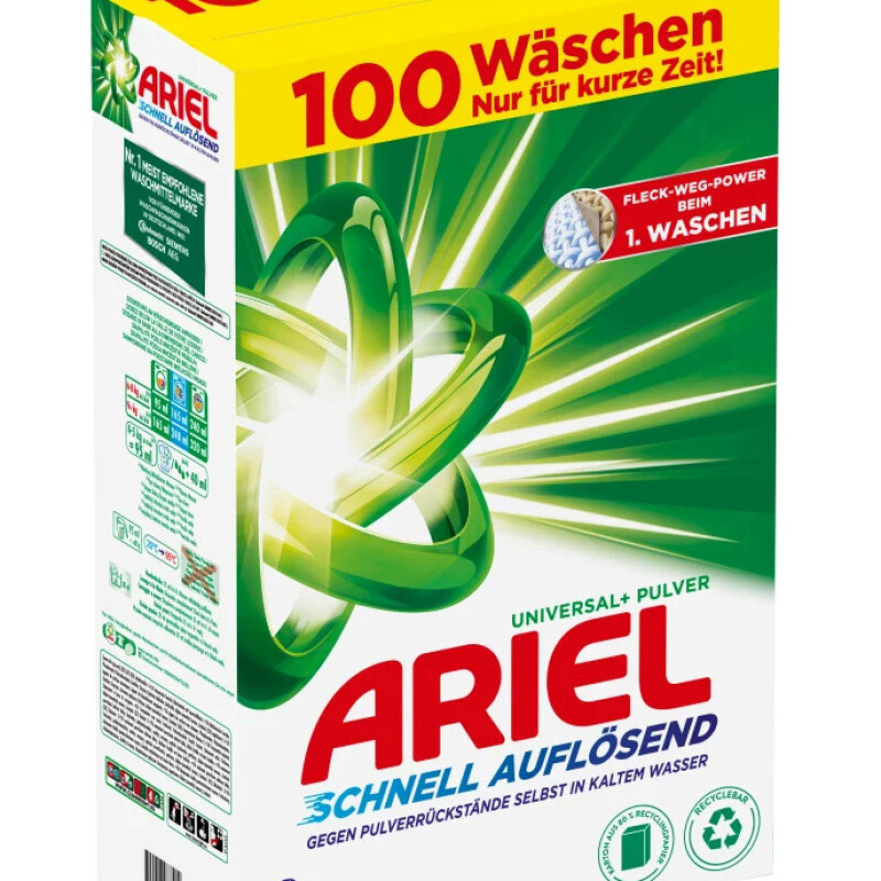 ARIEL REGULAR POWDER6 KG. box - 100 WL