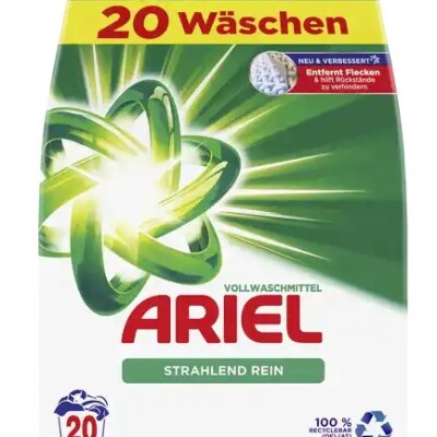 ARIEL COMPACT REGULAR POWDER1.3 KG. - 20 WL