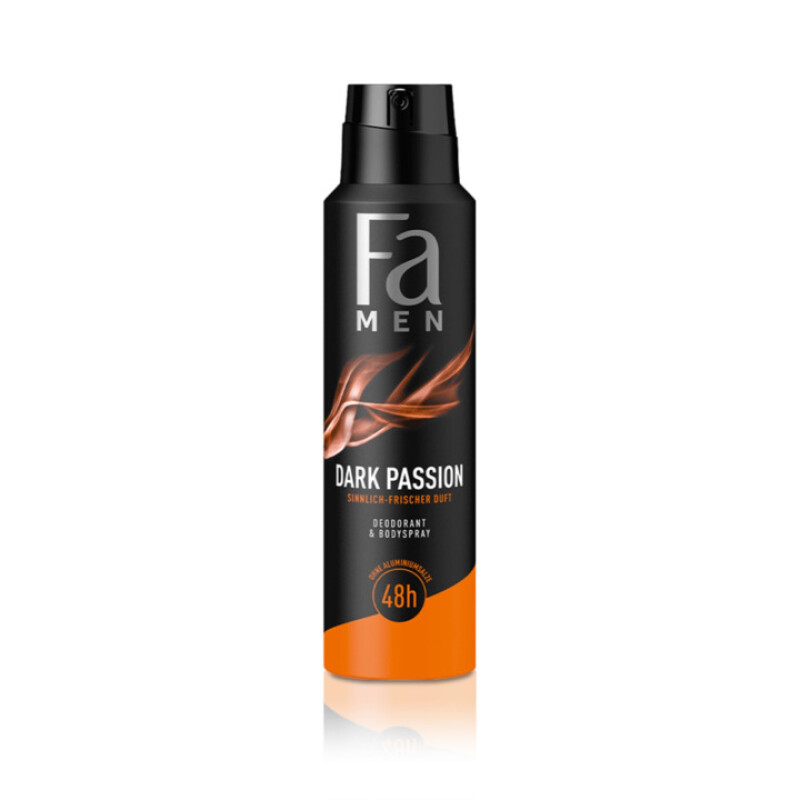 FA DEO SPRAY DARK PASSION men 150 ML.