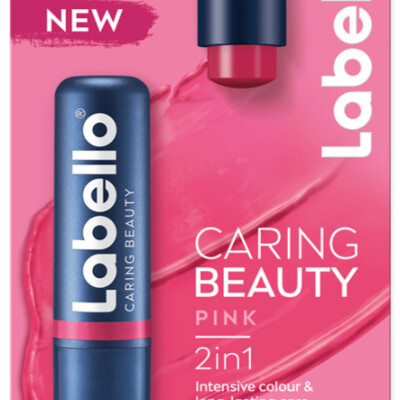 LABELLO CARING BEAUTY PINK 2in1 single 6 STK.