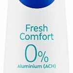 NIVEA DEO SPRAY FRESH COMFORT 0% ACH women 150ml.