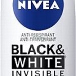 NIVEA DEO SPRAY XL B&W INVISIBLE CLEAR women 200ml.