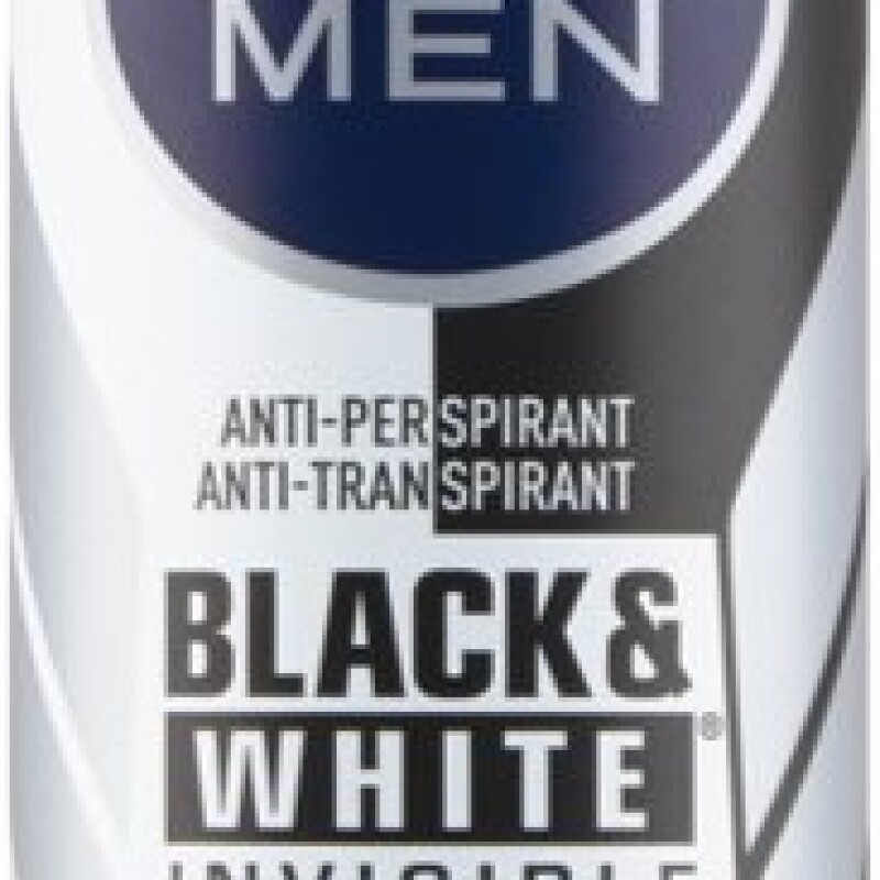 NIVEA DEO SPRAY XL B&W INVISIBLE FRESH men 200ml.