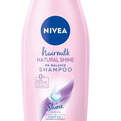 NIVEA SHAMPOO NATURAL SHINE HAIR MILK 400 ml.