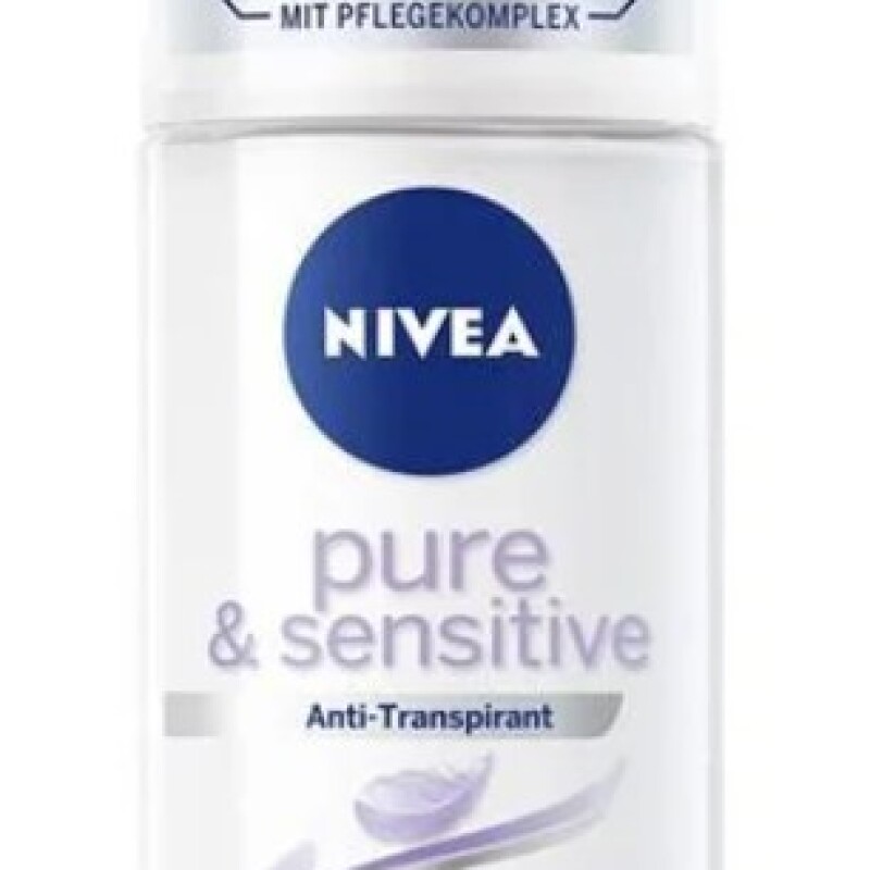 NIVEA DEO ROLL ON PURE & SENSITIVE   women 50ml.