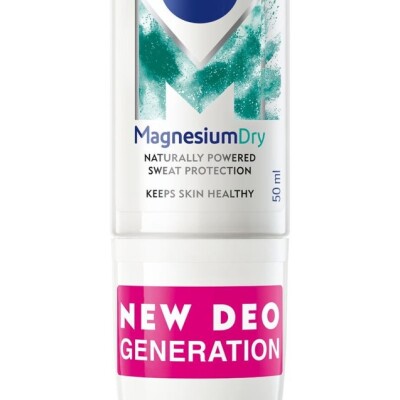 NIVEA DEO ROLL ON MAGNESIUM FRESH GREEN 0% ACH  women 50 ml.