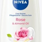 NIVEA SHOWERGEL  ROSE & ALMOND OIL  250ml.