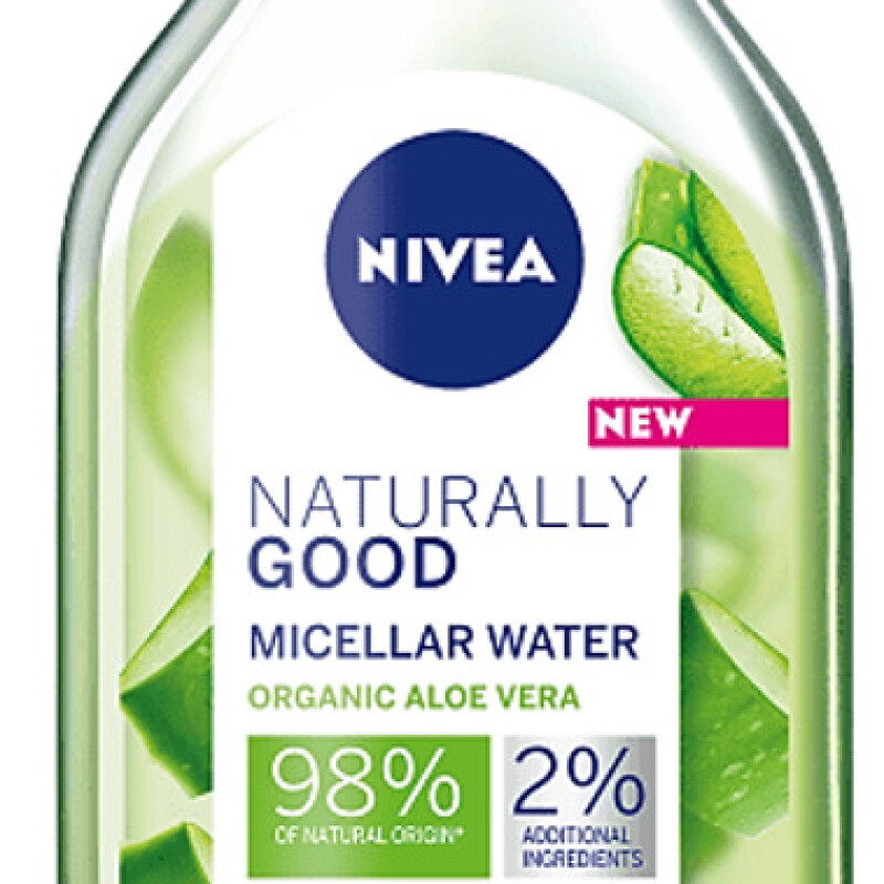 NIVEA FACE MICELLAR WATER NATURALLY GOOD ALOE VERA  400 ml.