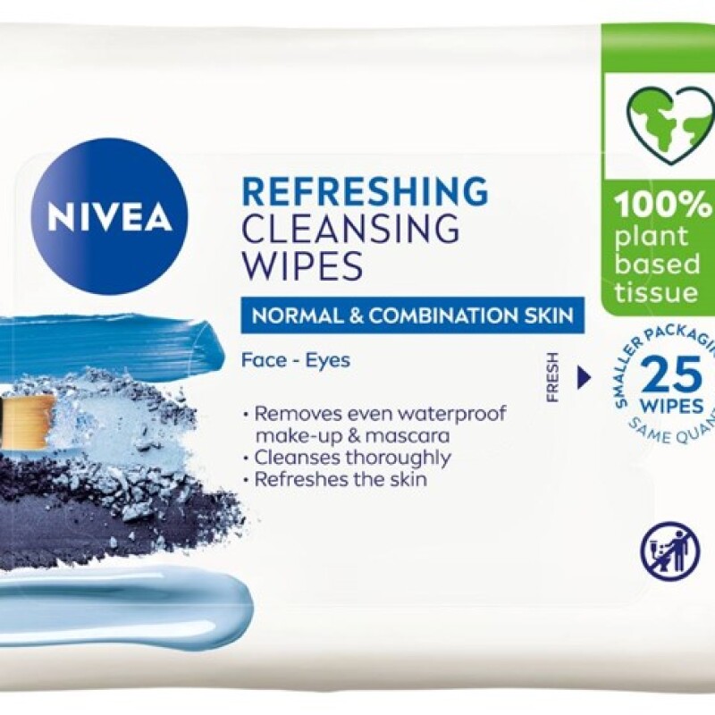 NIVEA FACE CLEANSING WIPES 3in1 NORMAL SKIN 25 pcs