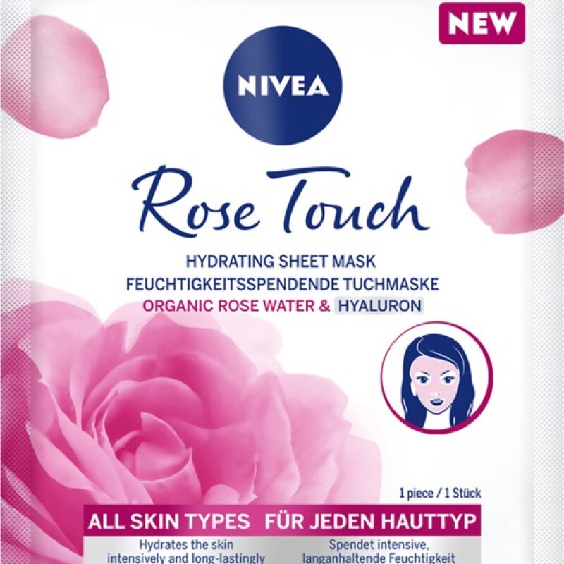 NIVEA FACE ROSE TOUCH SHEET MASK 15 pcs.