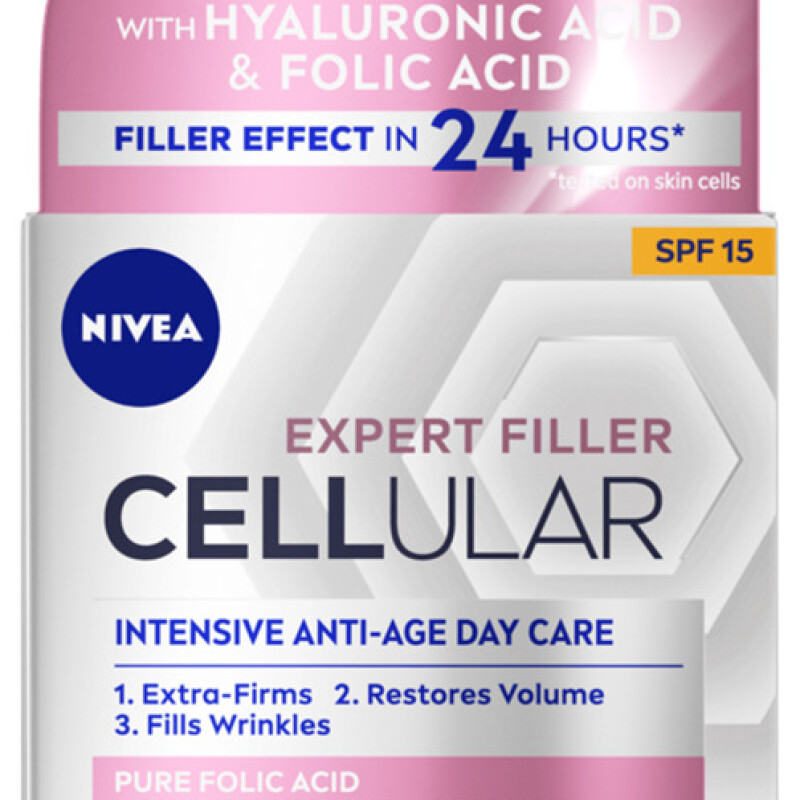 NIVEA FACE EXPERT FILLER CELLULAR DAY CREAM  SPF15  50 ml.