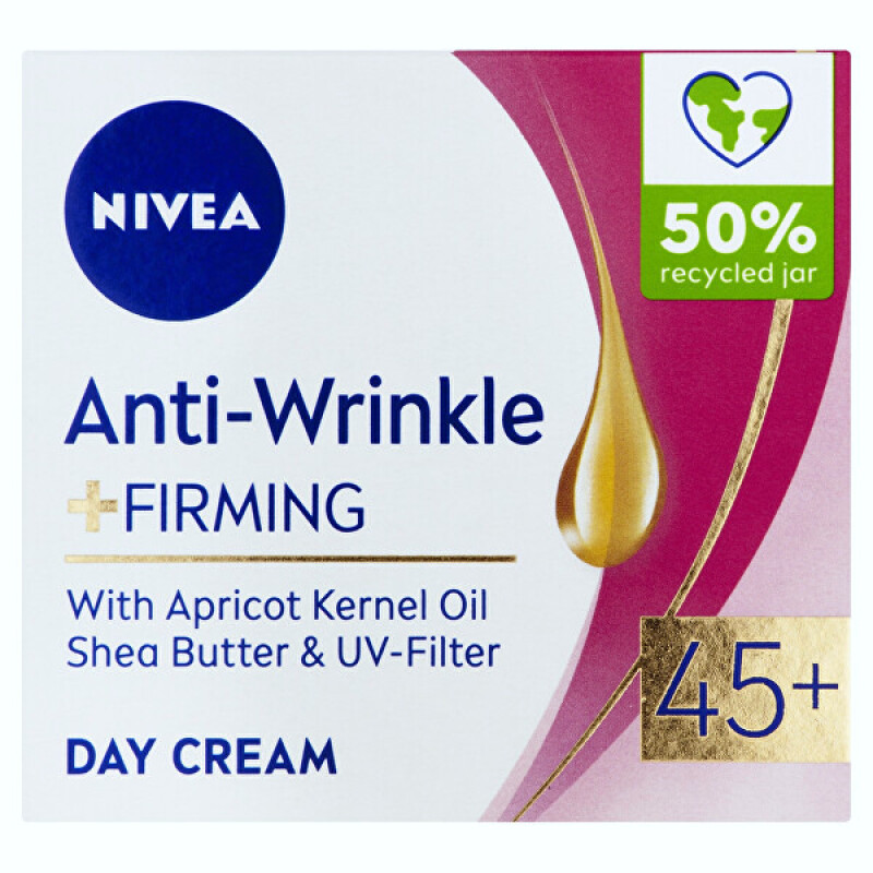 NIVEA FACE 45+ ANTI-AGE DAY CREAM APRICOT KERNEL OIL  50 ml.