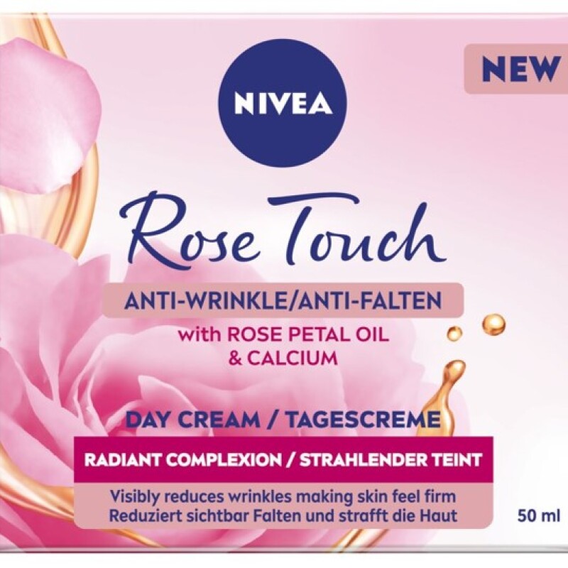 NIVEA FACE ROSE TOUCH ANTI-WRINKLE DAY CREAM  50 ml.