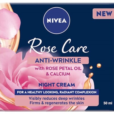 NIVEA FACE ROSE TOUCH ANTI-WRINKLE NIGHT CREAM  50 ml.