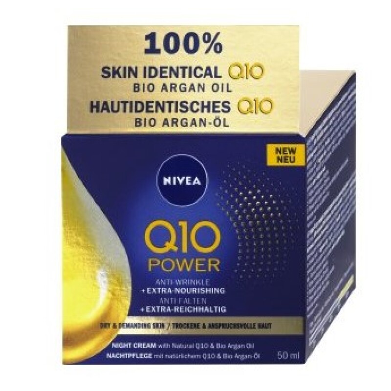 NIVEA FACE NIGHT CREAM  ANTI-WRINKLE Q10  50 ml.