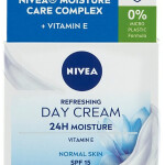 NIVEA FACE REFRESHING DAY CREAM 24H MOISTURE SPF15 NORMAL SKIN  50 ml.