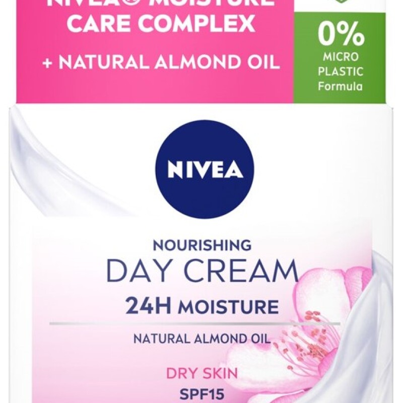 NIVEA FACE NOURISHING DAY CREAM 24H MOISTURE SPF15 DRY SKIN  50 ml.