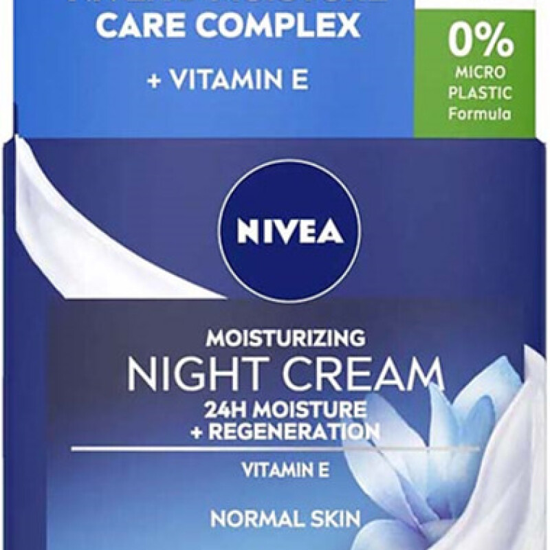 NIVEA FACE MOISTURIZING NIGHT CREAM 24H MOISTURE VIT. E NORMAL SKIN  50 ml