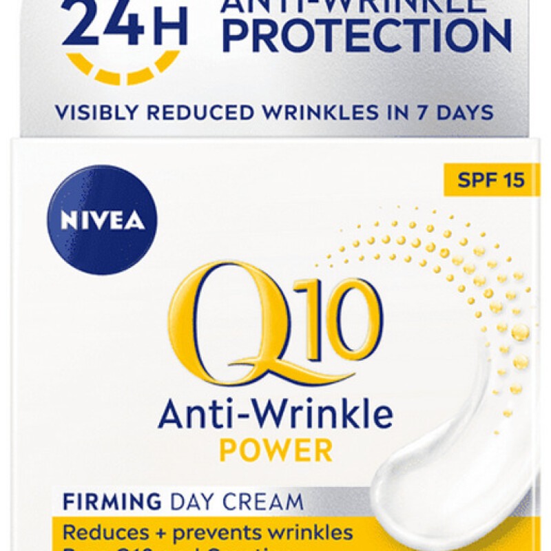 NIVEA FACE Q10 ANTI-WRINKLE POWER DAY CREAM SPF 15 ALL SKIN TYPES  50 ml.