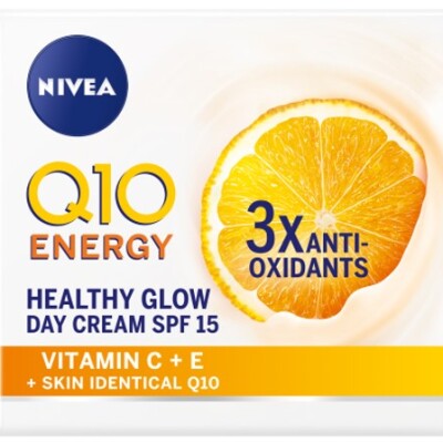 NIVEA FACE Q10 ANTI-WRINKLE ENERGIZING DAY CREAM VIT.C+E  50 ml.