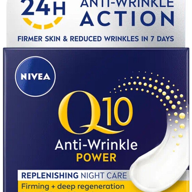 NIVEA FACE Q10 ANTI-WRINKLE POWER NIGHT CREAM ALL SKIN TYPES 50 ml.