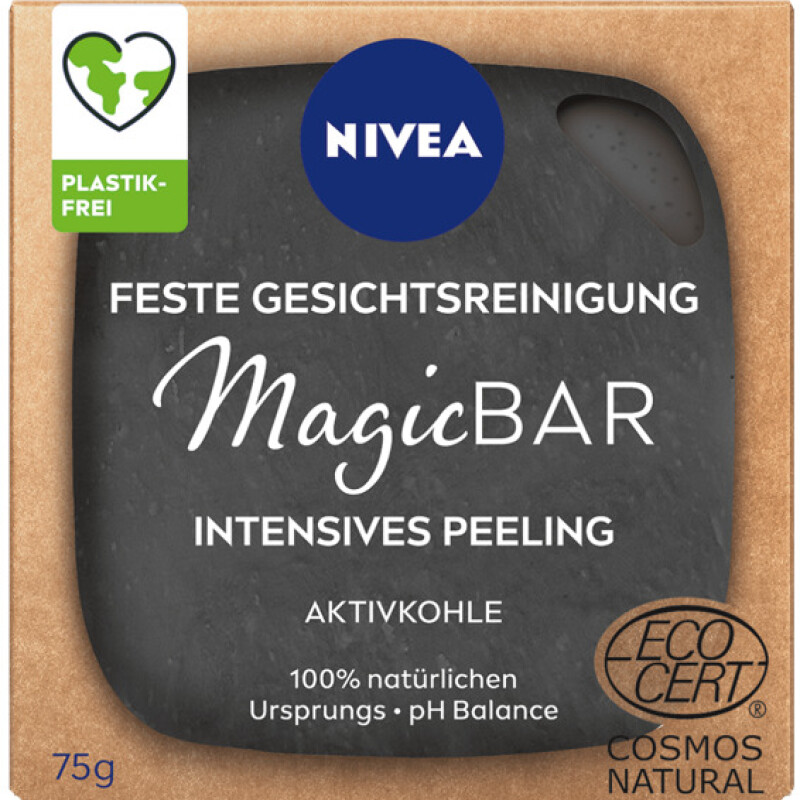 NIVEA FACE CLEANSING MAGIC BAR PEELING WITH CHARCOAL  75 g.