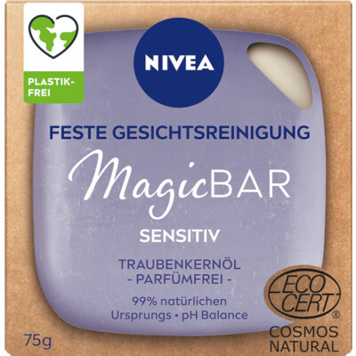 NIVEA FACE CLEANSING MAGIC BAR SENSITIVE WITH GRAPE SEED OIL 75 g.