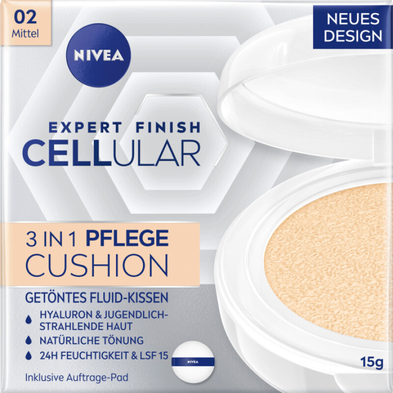 NIVEA FACE CELLULAR CARE CUSHION MEDIUM EXPERT FINISH 15 g.