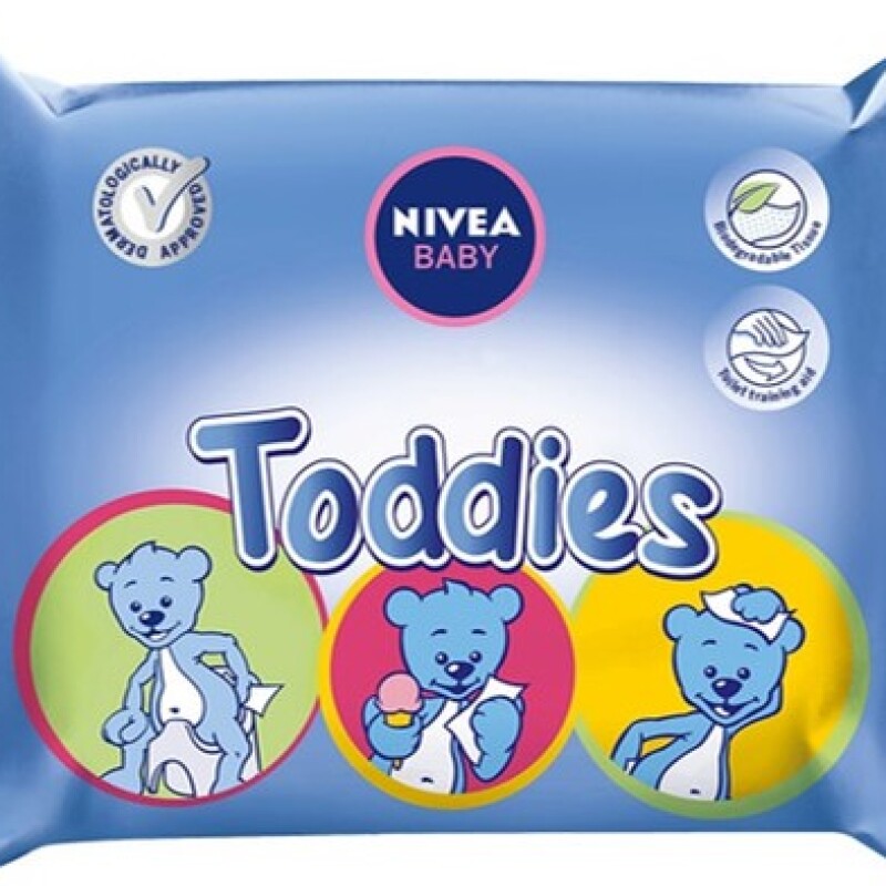 NIVEA BABY TODDIES  WIPES  60 pcs.