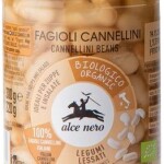 ALCE NERO ORGANIC COOKED CANNELLINI BEANS JAR 300g