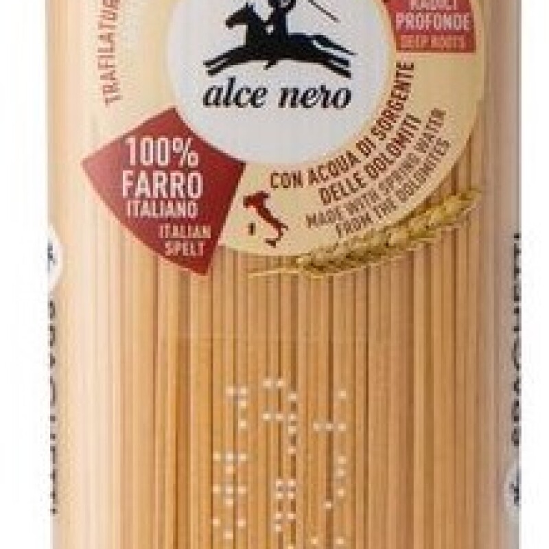 ALCE NERO ORGABIC SPELT 'FARRO' SPAGHETTI PASTA 500g