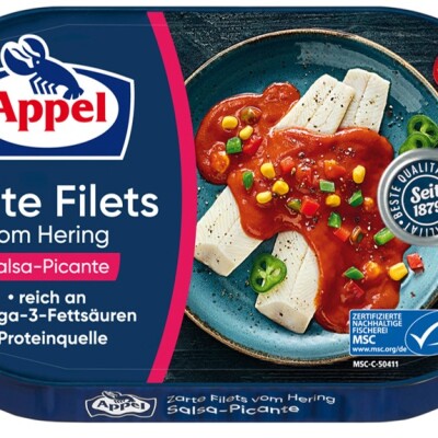 APPEL HERINGSFILET SALSA PIKANTE 200 G.