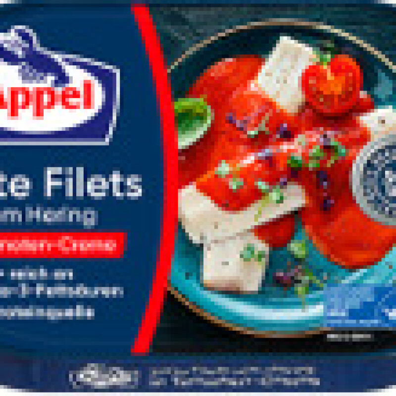 APPEL HERINGFILETS IN TOMATEN-CREME 200 G.