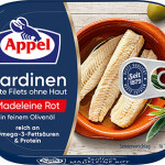 APPEL SARDINENFILETS MADELEINE ROT 105 G.