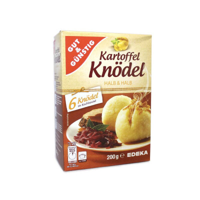 GG 6 X KARTOFFEL KNOEDEL HALB & HALB IN KOCHBEUTELN   200 G.