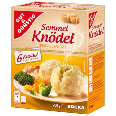 GG 6 X SEMMEL KNOEDEL IN KOCHBEUTELN  200 G.