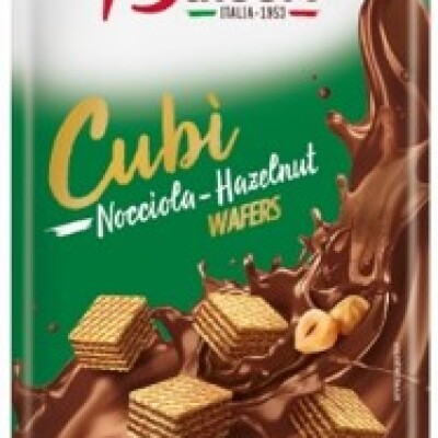 BALCONI CUBI WAFERS HAZELNUT  BAG  250 G.