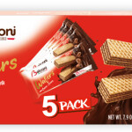 BALCONI WAFERS COCOA 5 PACK  225 G.