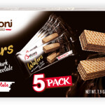 BALCONI WAFERS DARK CHOCOLATE 5 PACK  225 G.