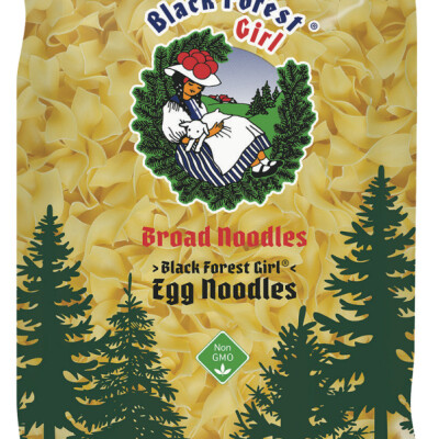 BLACK FOREST BROAD NOODLES IN BAG  397 G.