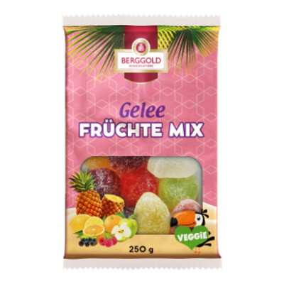 BERGGOLD GELEE FRUECHTE MIX GEZUCKERT 250g