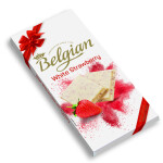 BELGIAN BAR WHITE STRAWBERRY CHOCOLATE  2100 G.