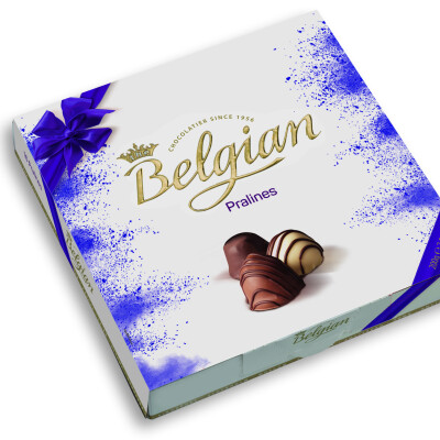 BELGIAN MIXED PRALINES BOX 200 G.