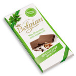 BELGIAN BAR NSA  MILK HAZELNUTS CHOCOLATE  100 G.