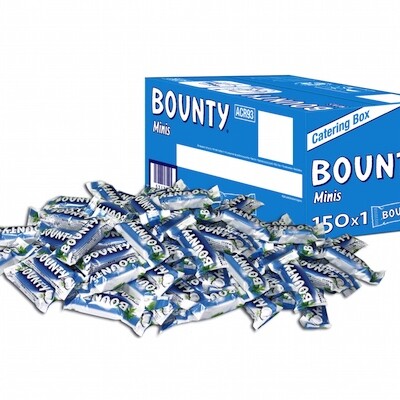 150 X BOUNTY MINIS CATERING BOX4320 G.