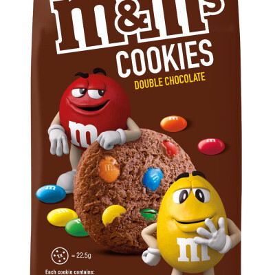 M&M DOUBLE CHOCOLATE COOKIES  180 G.