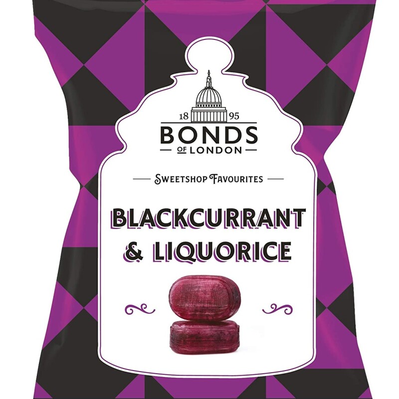 BONDS BLACKCURRANT & LIQUORICE  120 G.