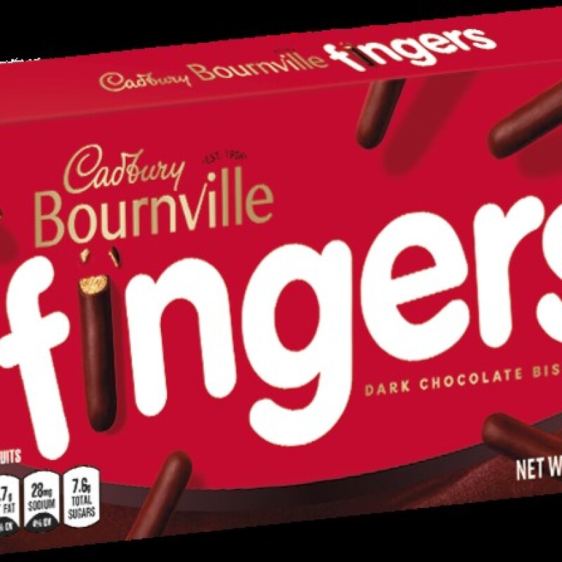 CADBURY DARK CHOCOLATE FINGERS 114 G.