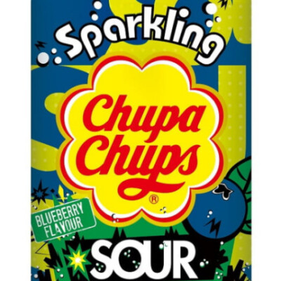 CHUPA CHUPS SOUR BLUEBERRY 0.345 L.  - CAN